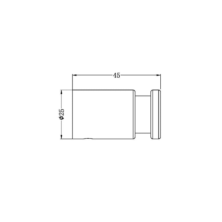 New Mecca Robe Hook Nero tapware