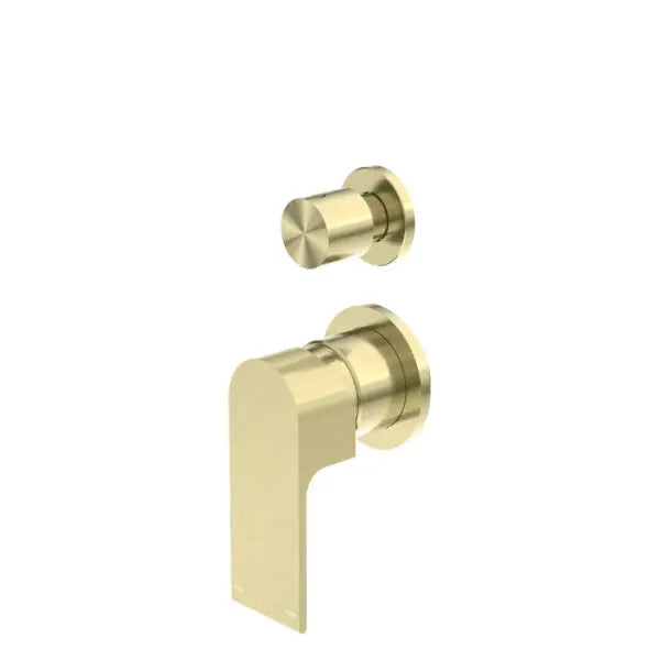 Bianca Shower mixer with divertor - seperate backplate Nero tapware