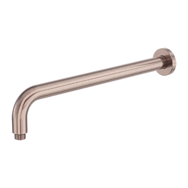 ZEN SS316L ROUND SHOWER ARM 400MM LENGTH - Various Finishes Nero tapware