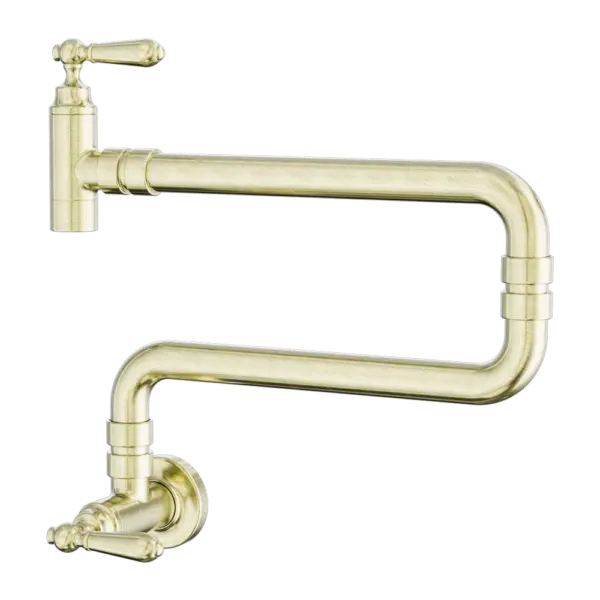 York Wall Mounted Pot Filler Nero tapware