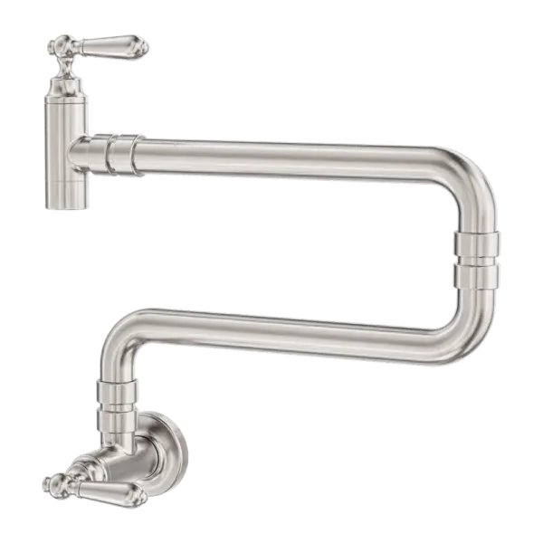 York Wall Mounted Pot Filler Nero tapware