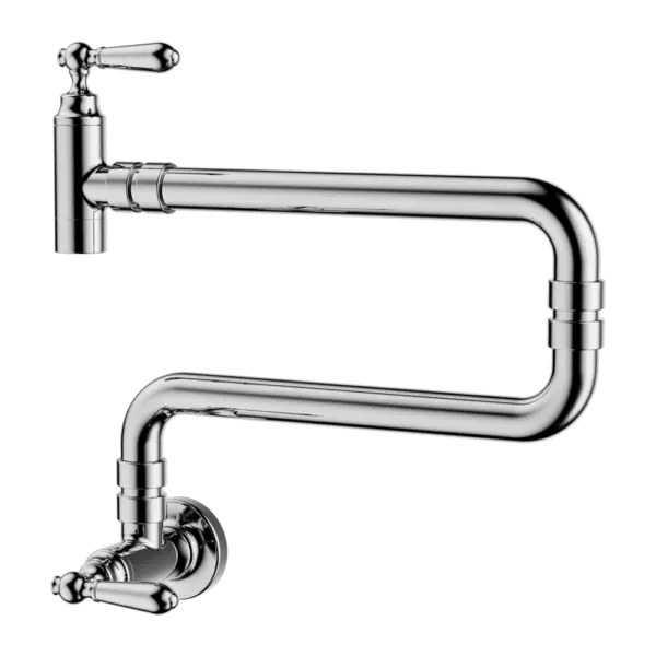 York Wall Mounted Pot Filler Nero tapware