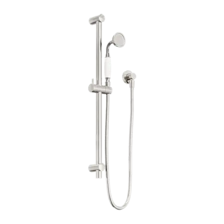 York Shower Rail with Metal or Porcelain Hand Shower Nero tapware
