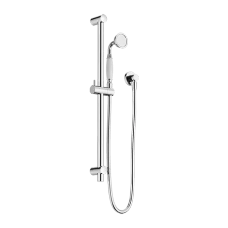 York Shower Rail with Metal or Porcelain Hand Shower Nero tapware
