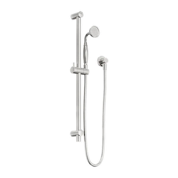 York Shower Rail with Metal or Porcelain Hand Shower Nero tapware