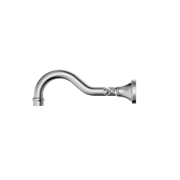 York Wall Basin Set with Metal or Porcelain Handle Nero tapware