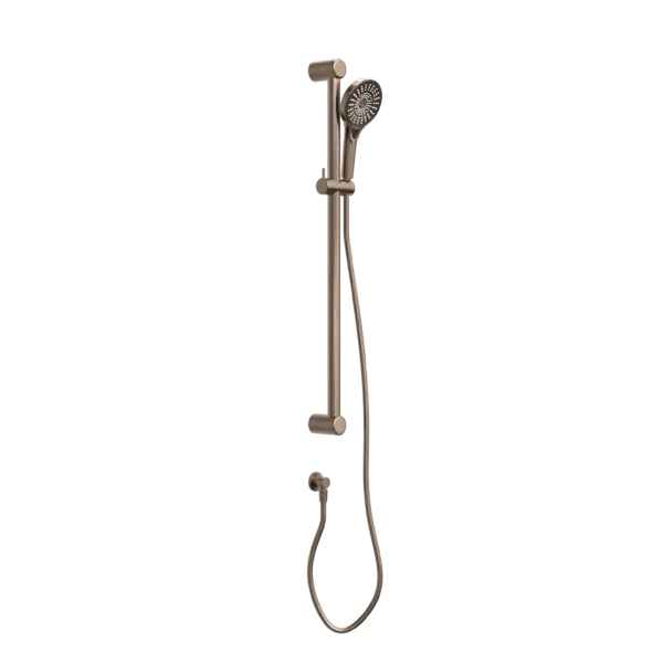 MECCA CARE 32MM GRAB RAIL AND ADJUSTABLE SHOWER RAIL SET 900MM Nero tapware