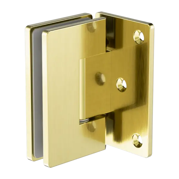 90 Degree Glass To Wall Shower Hinge 10mm Glass Nero tapware