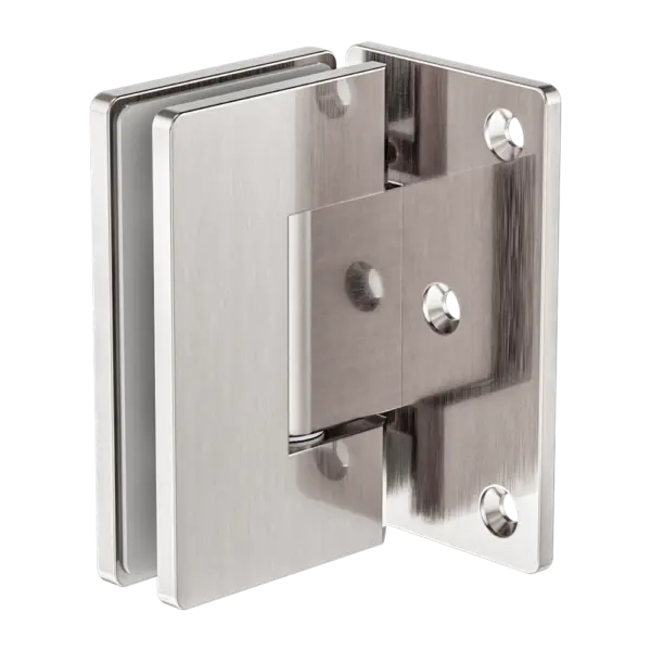 90 Degree Glass To Wall Shower Hinge 10mm Glass Nero tapware