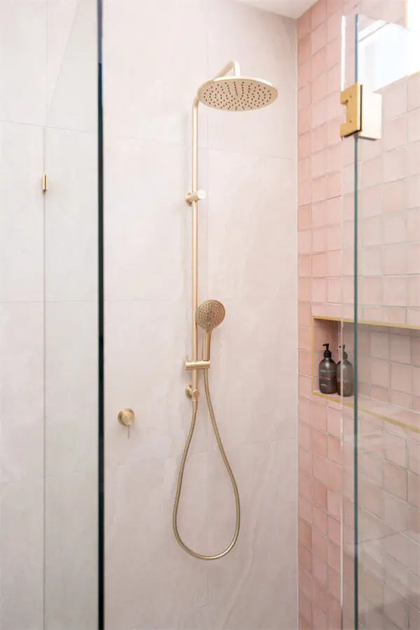 180 Degree Glass To Glass Shower Hinge 10mm Glass Nero tapware