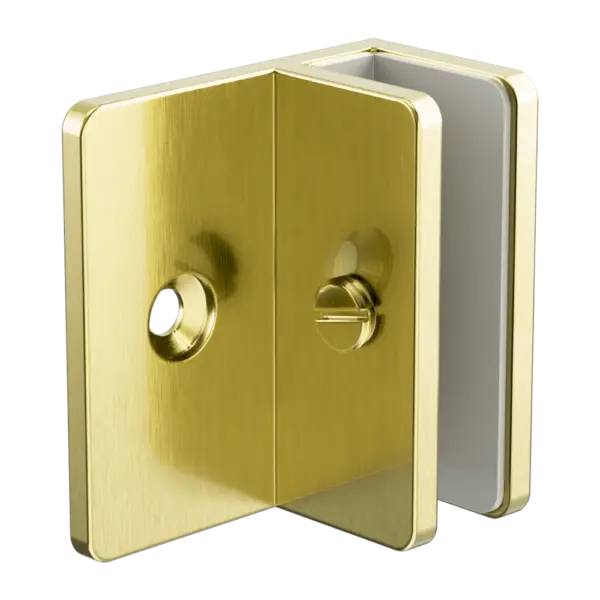Shower F Bracket 10mm Glass Nero tapware