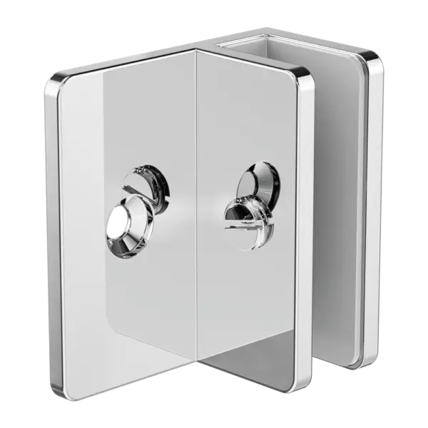 Shower F Bracket 10mm Glass Nero tapware