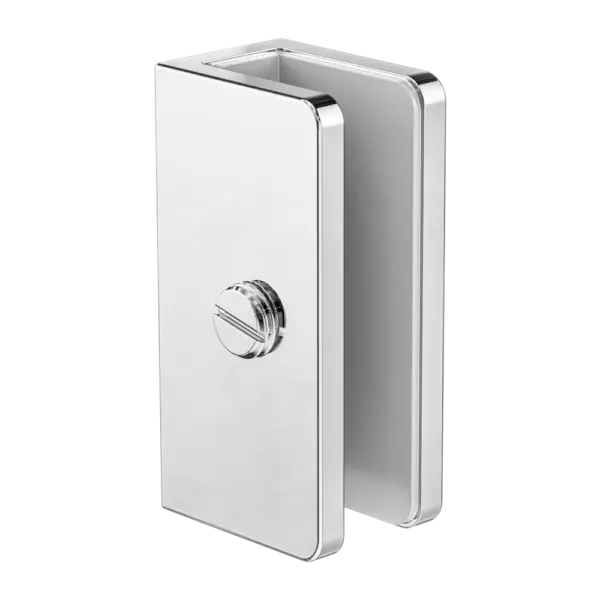 Shower U Bracket 10mm Glass Nero tapware