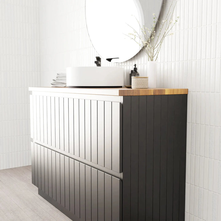 Nelson Wall Hung or freestanding Vanity with top and basin Marquis
