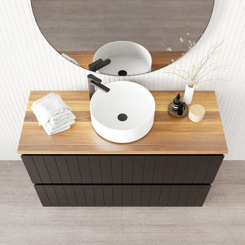 Nelson Wall Hung or freestanding Vanity with top and basin Marquis