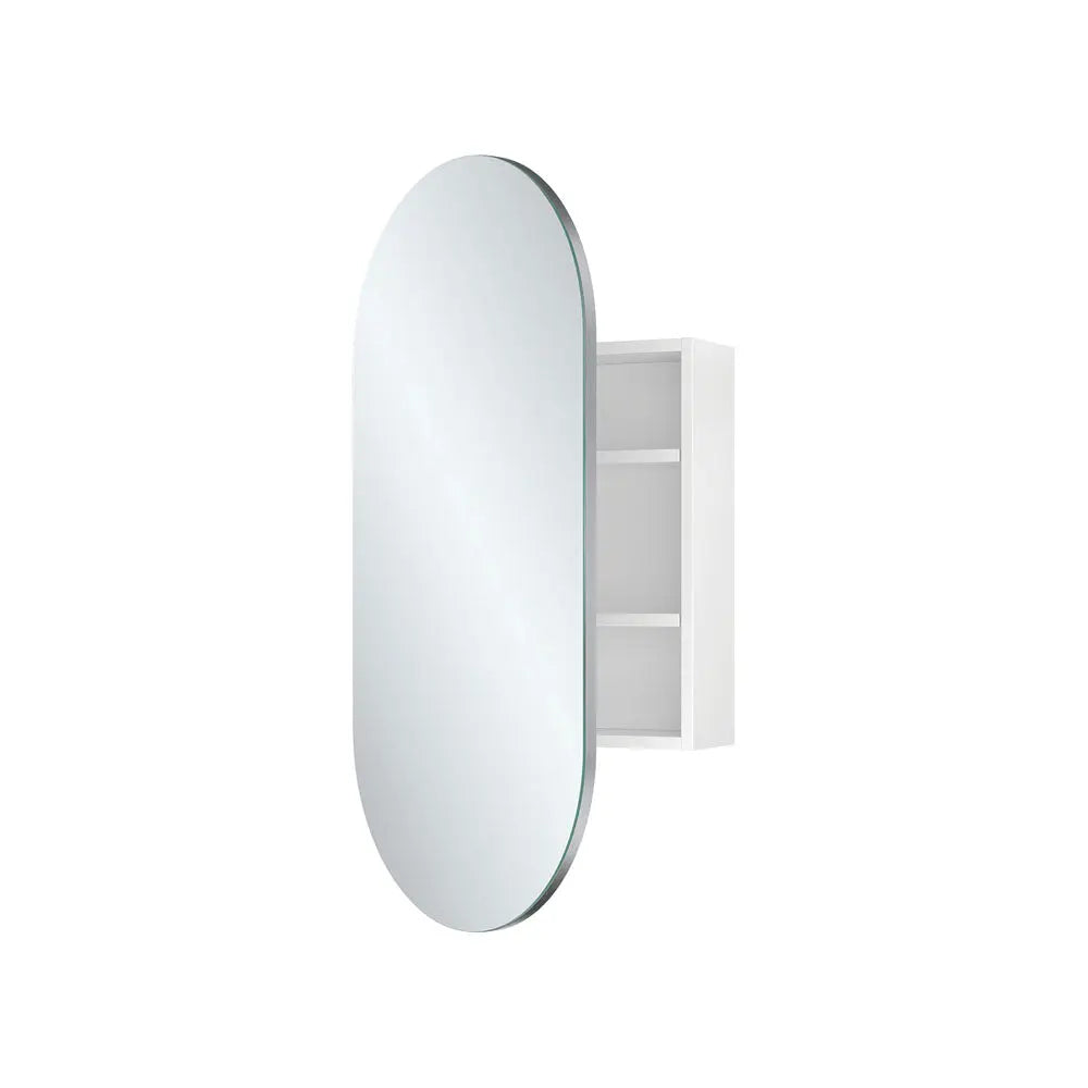 Pill Mirror Cabinet, 450 x 900mm Fienza