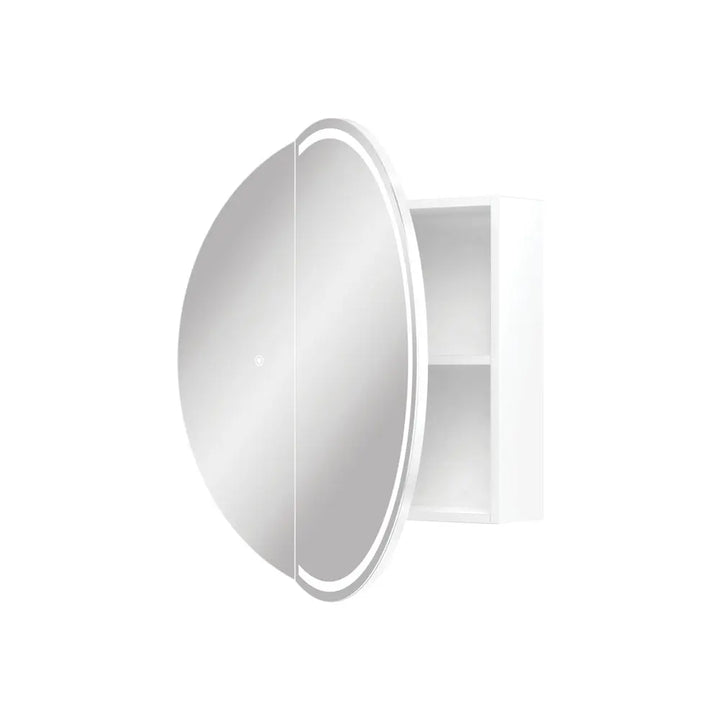 Round Split LED Mirror Cabinet Fienza