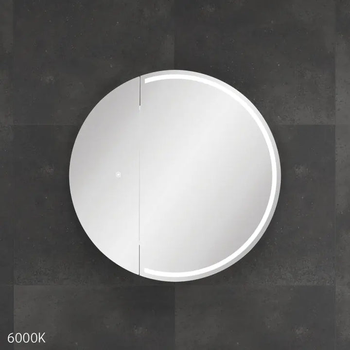 Round Split LED Mirror Cabinet Fienza