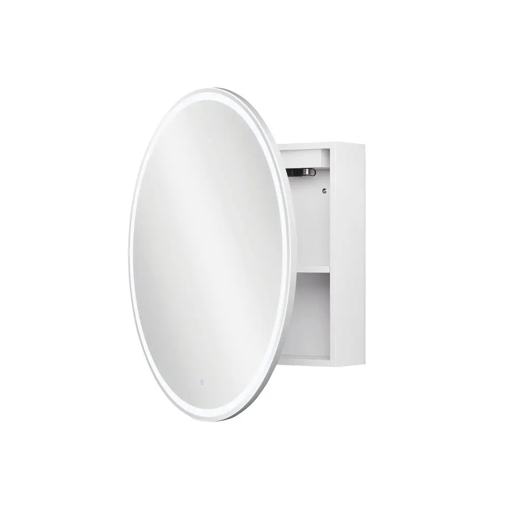 Round LED Mirror Cabinet 750mm Fienza