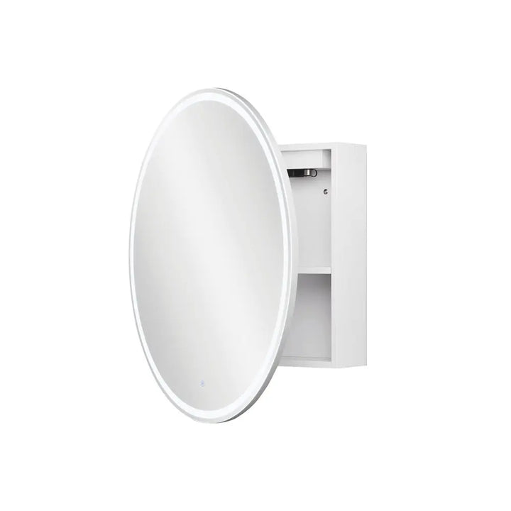 Round LED Mirror Cabinet 750mm Fienza