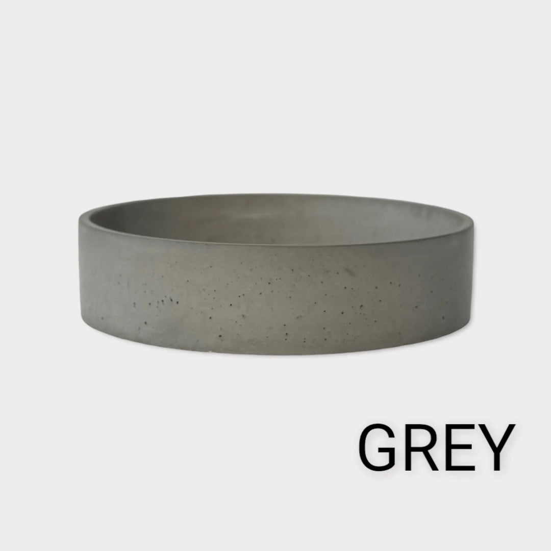 Orb Concrete Basin Above Counter Concrete Republic
