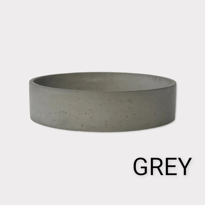 Orb Concrete Basin Above Counter Concrete Republic