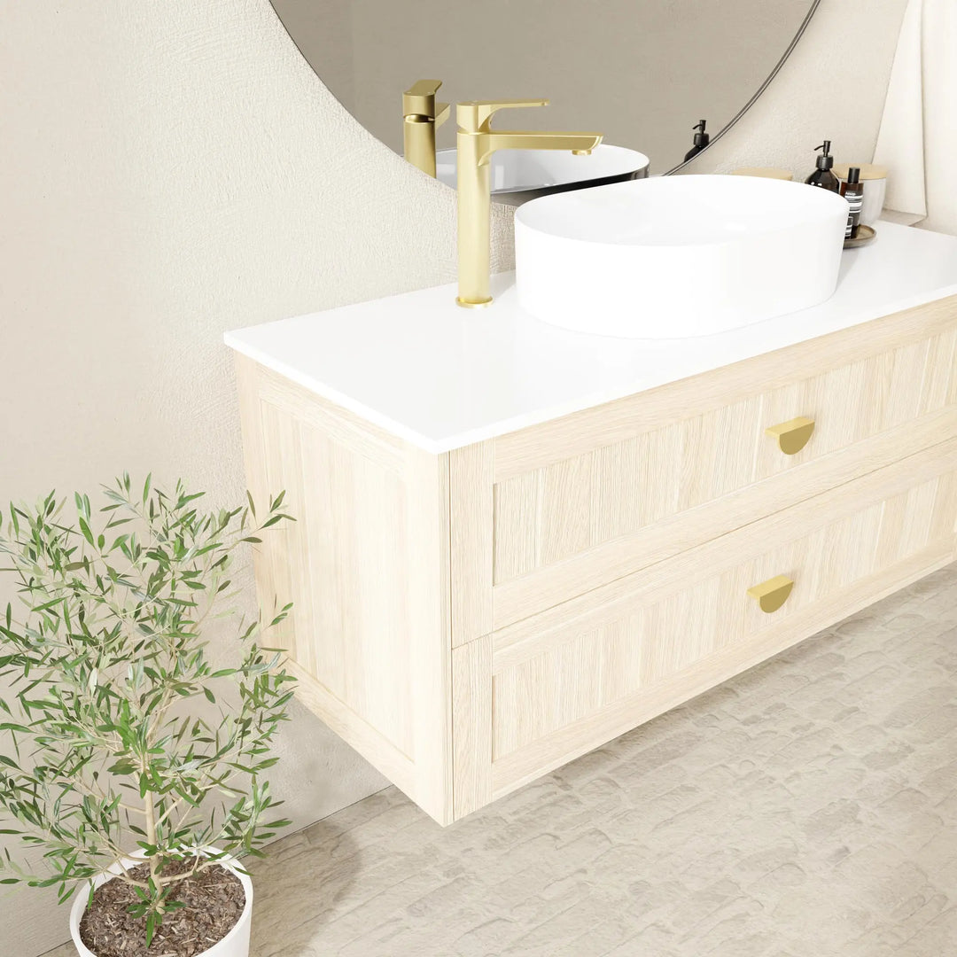 Pier Wall Hung Vanity with top and basin Marquis