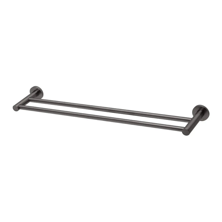 Radii Double Towel Rail 600mm Round Plate Phoenix