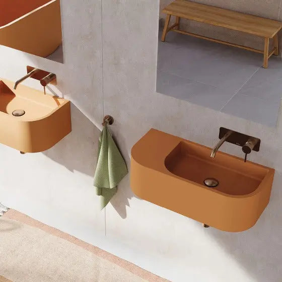 Blanca Concrete Wall Basin Fienza