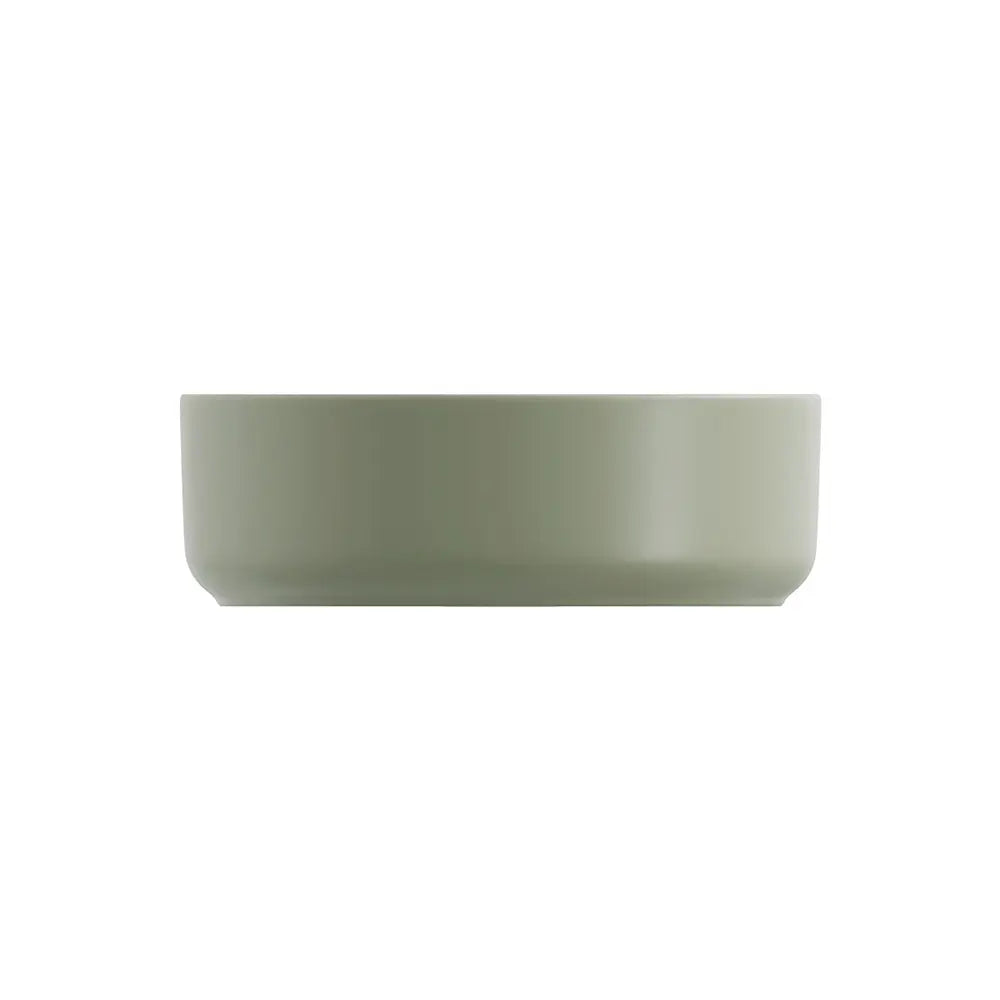Reba Mini Above Counter Basin, Matte Olive Fienza