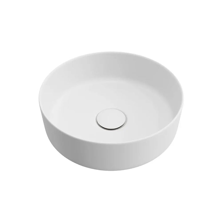 Reba Mini Above Counter Basin, Matte White Fienza