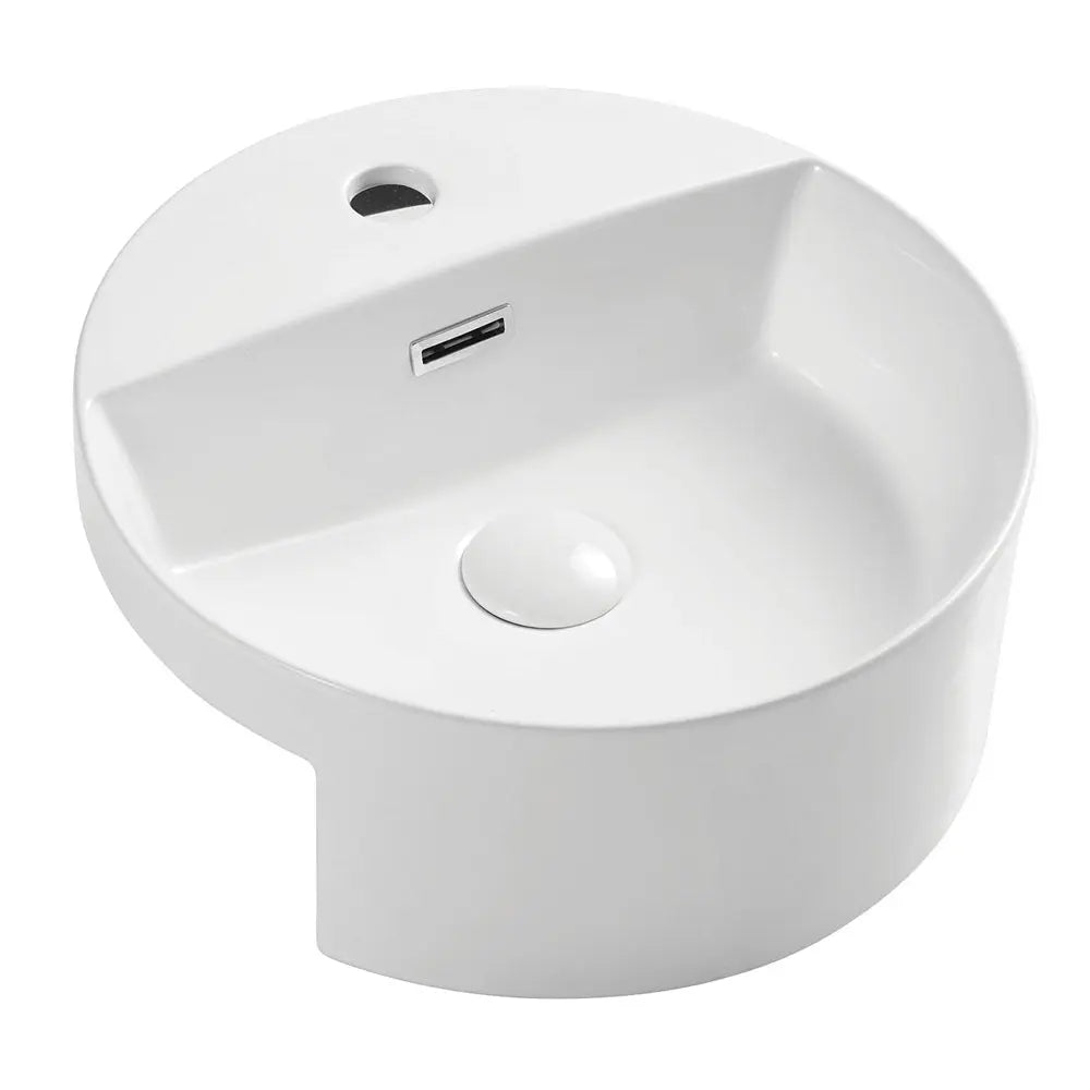 Reba Semi-Recessed Basin With Tap Hole Fienza