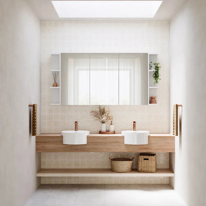 Reba Semi-Recessed Basin With Tap Hole Fienza