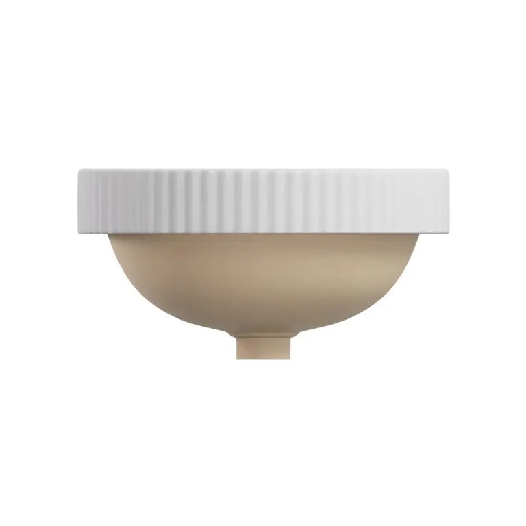 Eleanor Round Semi-Inset Basin, Matte White Fienza