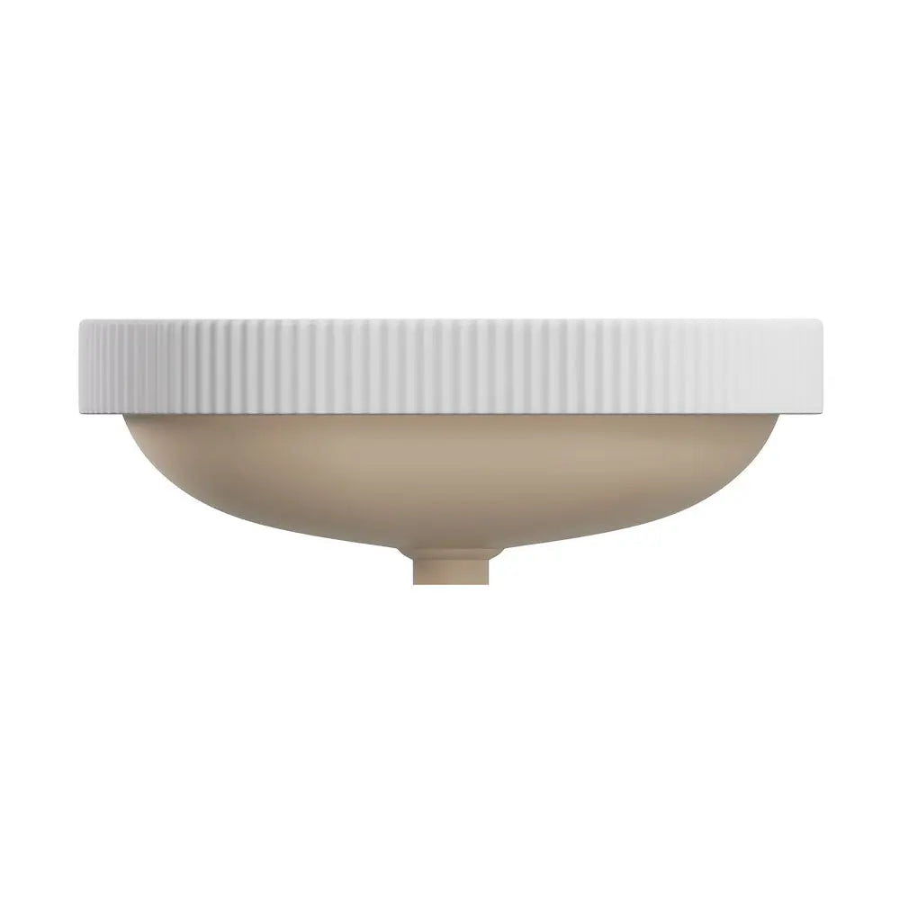 Eleanor Oval Semi-Inset Basin, Matte White Fienza