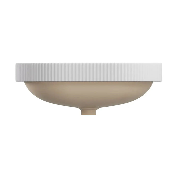 Eleanor Oval Semi-Inset Basin, Matte White Fienza