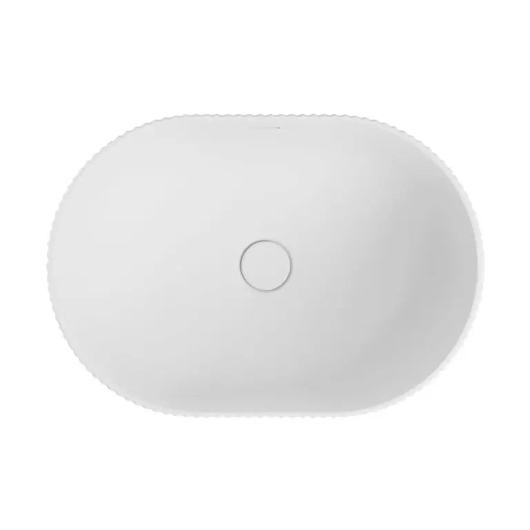 Eleanor Oval Semi-Inset Basin, Matte White Fienza