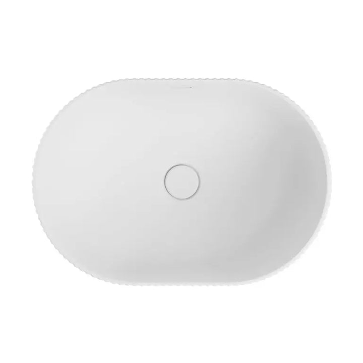 Eleanor Oval Semi-Inset Basin, Matte White Fienza