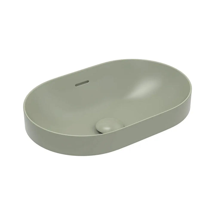 Aluca Pill Semi-Inset Basin with overflow Fienza