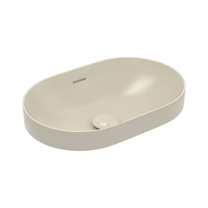 Aluca Pill Semi-Inset Basin with overflow Fienza