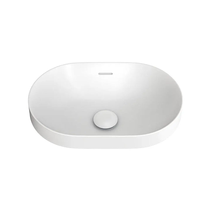 Aluca Pill Semi-Inset Basin with overflow Fienza