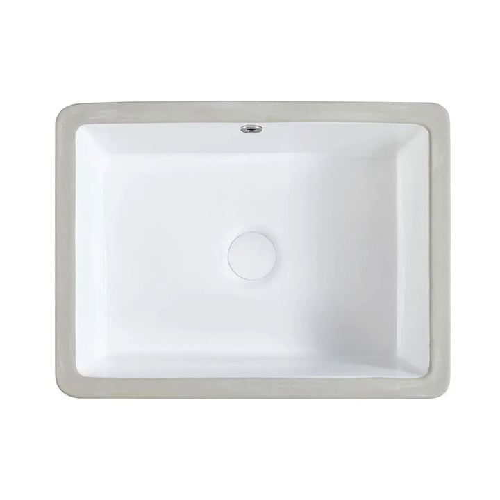 Koko Undermount Basin with overflow, Matte White Fienza