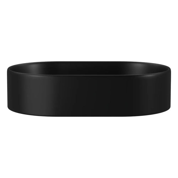 Aluca Pill Above Counter Basin, Matte Black Fienza