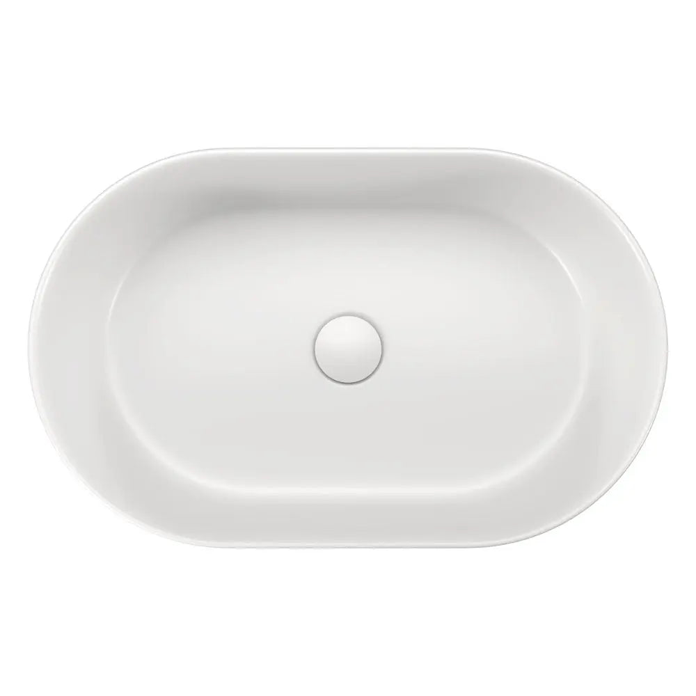 Aluca Pill Above Counter Basin, Matte White Fienza