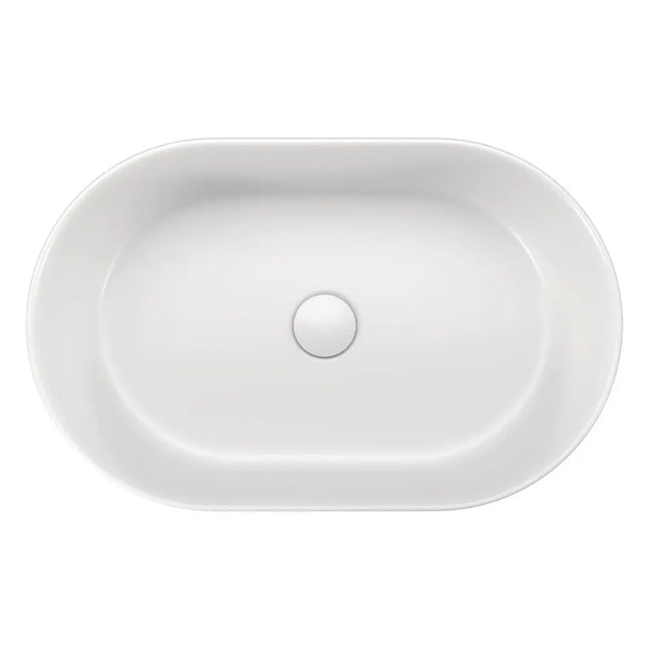 Aluca Pill Above Counter Basin, Matte White Fienza