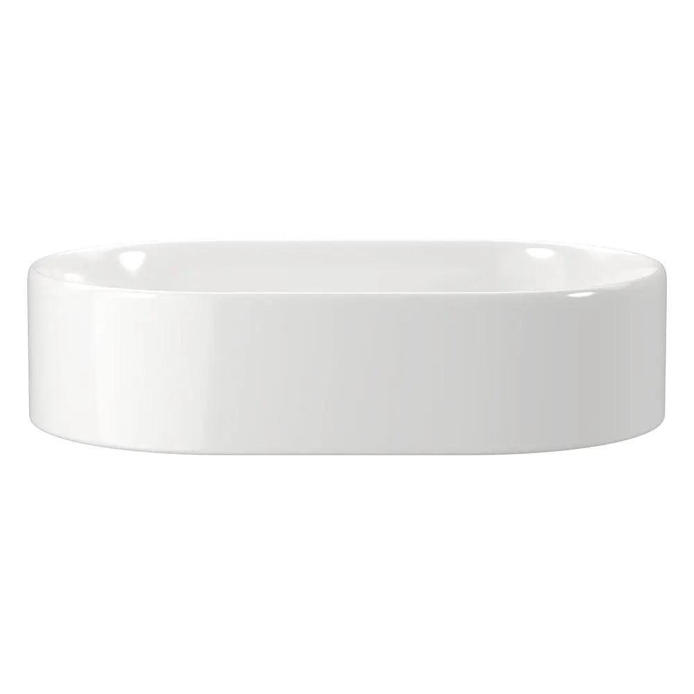 Aluca Pill Above Counter Basin, Gloss White Fienza