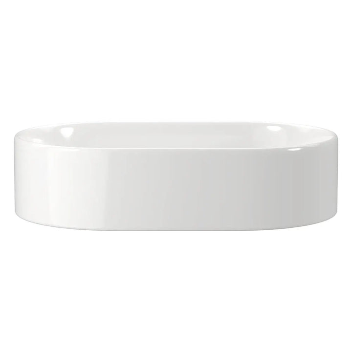 Aluca Pill Above Counter Basin, Gloss White Fienza
