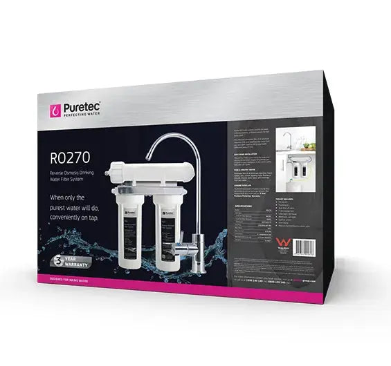 RO270 Tap &amp; Reverse Osmosis Filter Kit Puretec