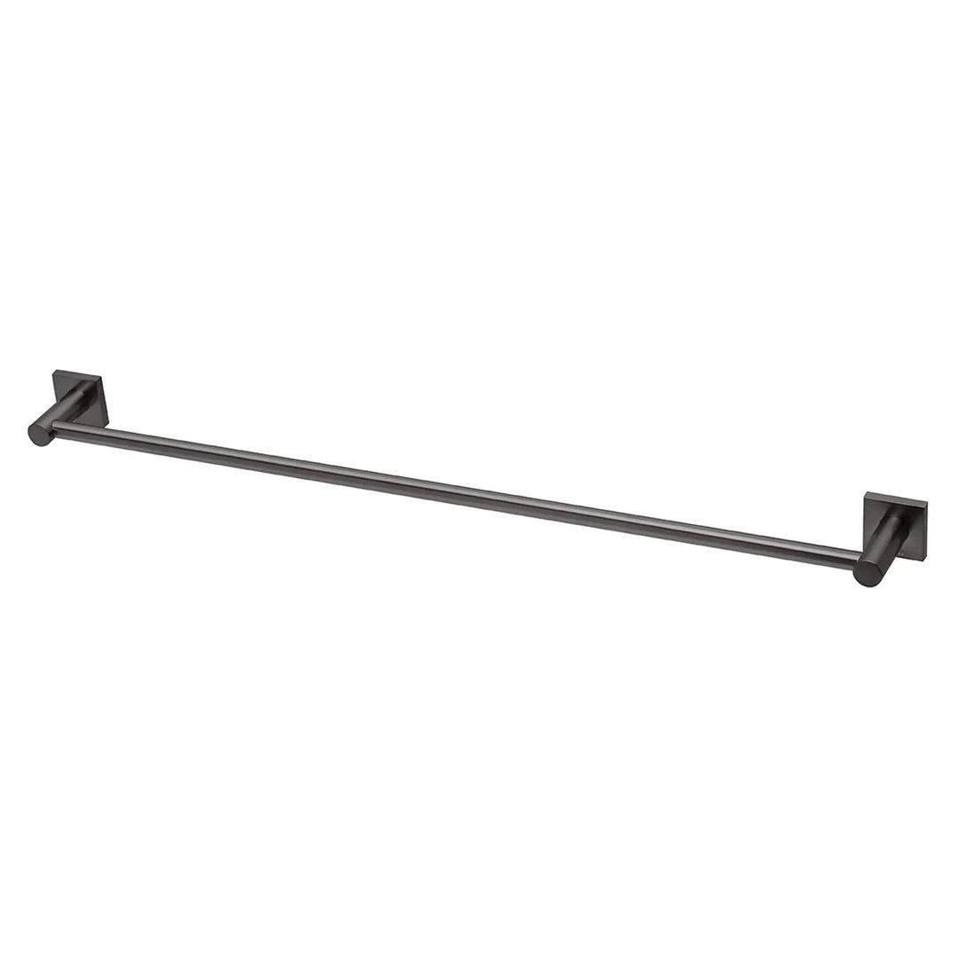 Radii Single Towel Rail 800mm Square Plate Phoenix