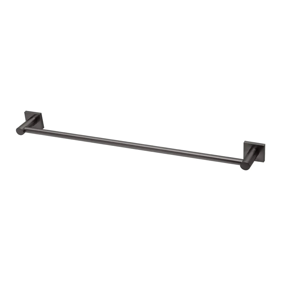 Radii Single Towel Rail 600mm Square Plate Phoenix